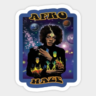Afro Haze Sticker